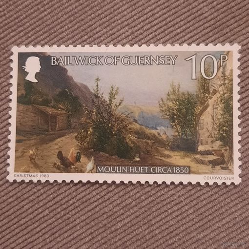 Остров Гернси 1980. Искусство. Moulin Huet Circa 1850