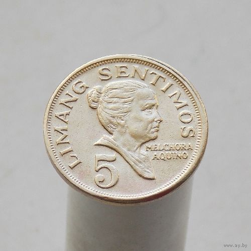 Филиппины 5 сентимо 1972