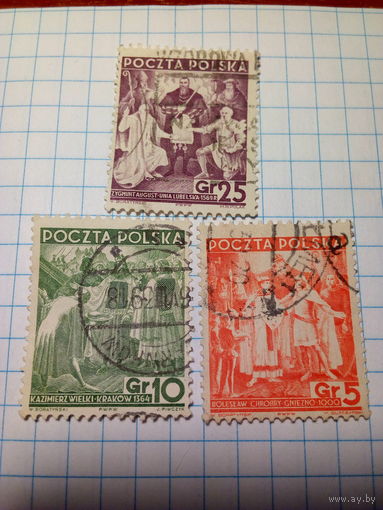 Марка Польша 1938