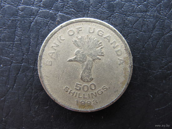 Уганда. 500 шиллингов.1998. С 20 копеек. Распродажа коллекции. Смотрите другие лоты.