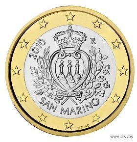 1 евро Сан-Марино 2010 UNC