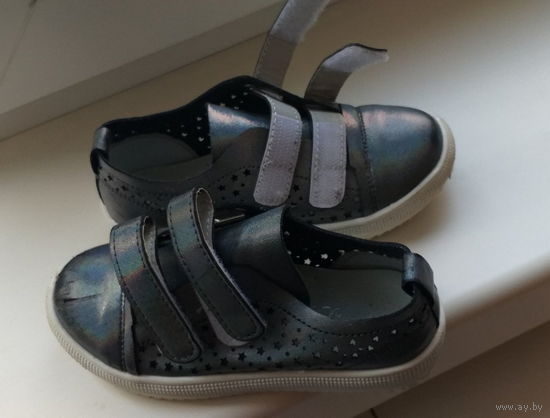 Кеды в сад темно-серые, р 26, б.у, хорошее состояние