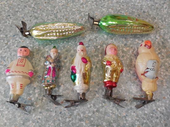 Елочные игрушки СССР.