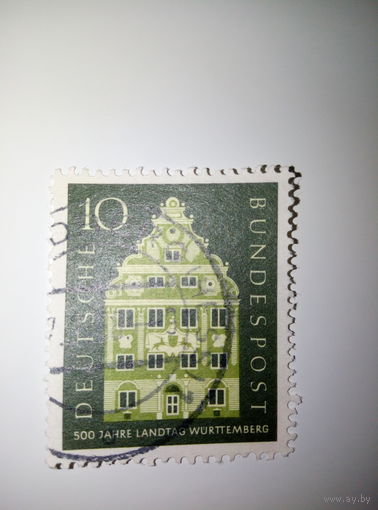 Германия 1957г.  500-летие Вюртембергского ландтага 10
