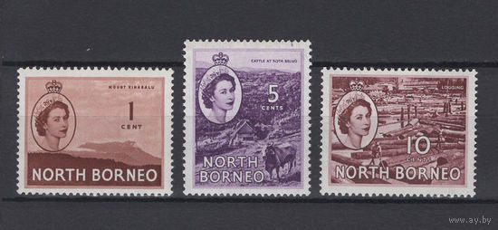 Северное Борнео 1954** часть серии 3 марки
