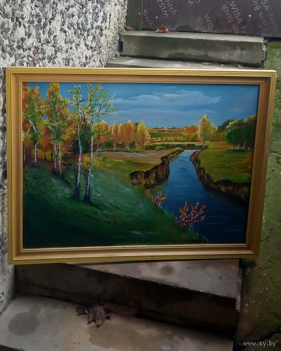 Картина маслом  88см  на 67см