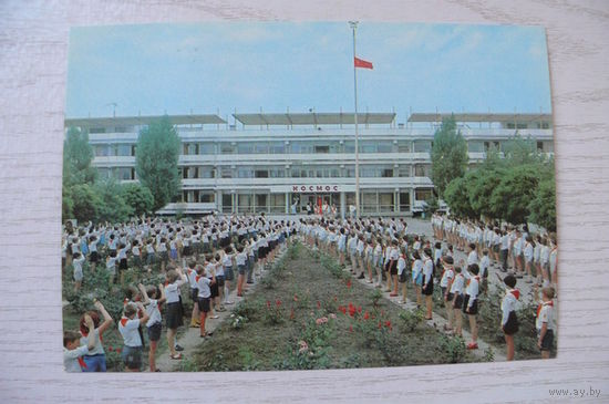 Краснодарский край. Анапа. Пионерский лагерь; 1980, 1981, чистая, ДМПК, +доп.марка.