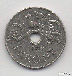 1 крона 1998 Норвегия