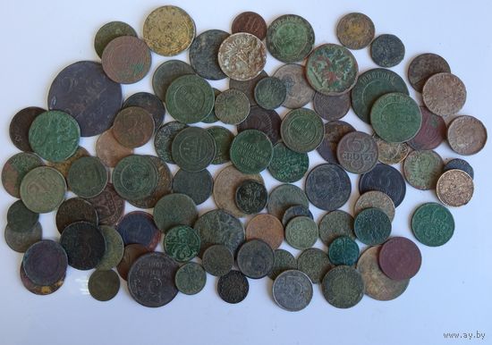 Монеты 90шт.