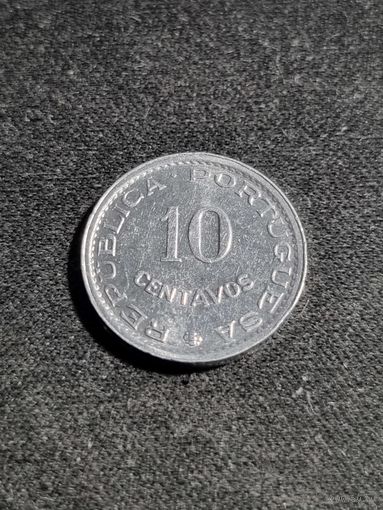 Португальское - Сан-Томе и Принсипи 10 сентаво 1971