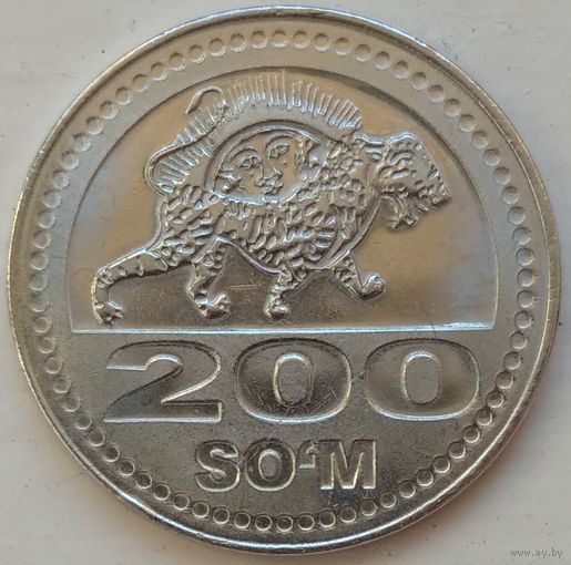 200 сум 2018 Узбекистан. Возможен обмен
