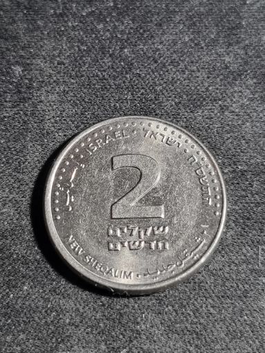 Израиль 2 новых шекеля 2008