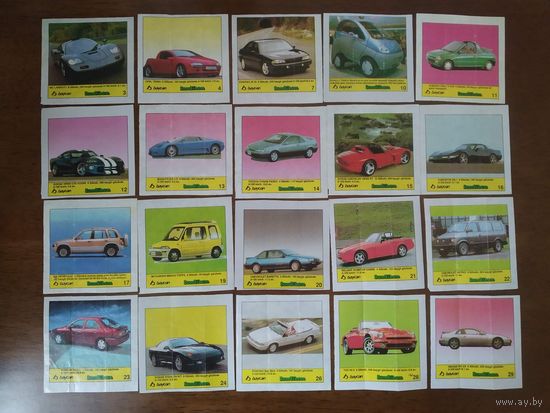 Вкладыши от жвачки Bombibom Бомбибом 5 серия Цена за лот 36шт