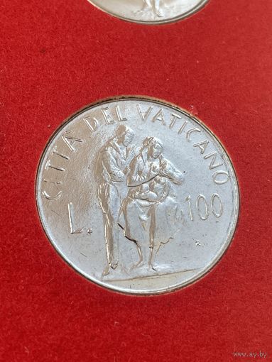 Ватикан 100 лир 1982 г