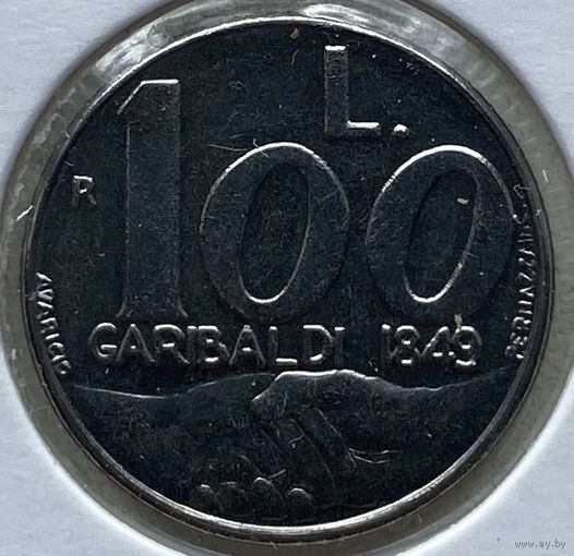 Сан-Марино 100 лир 1991 г. В холдере