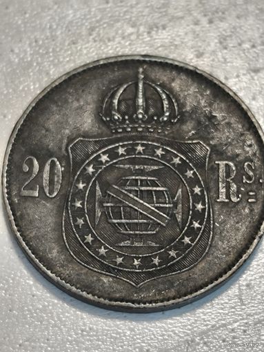 1869 Brasil 20 reis