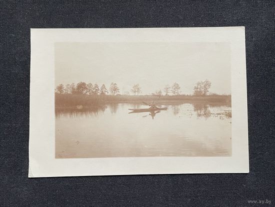 Открытка 1 Мировая война / На шлюзах / Щара Огинский канал / Ica, Aktiengesellschaft, Dresden