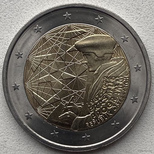 Австрия 2 евро 2022 г. 35 лет программы Эразмус (Erasmus)