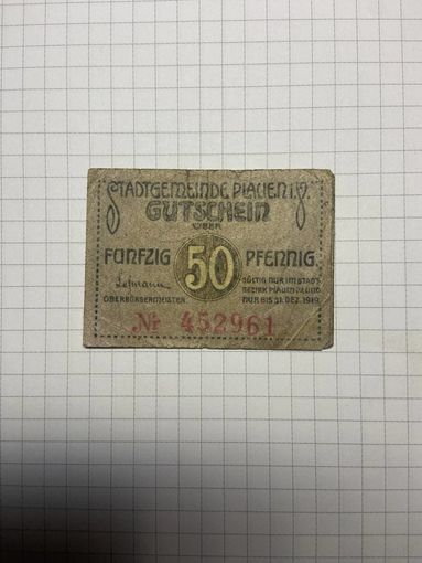 50 пфенигов (нотгельды) г. Германия.-2012