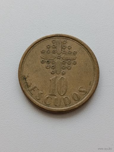 Португалия. 10 эскудо 1989 года. (4)
