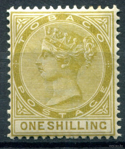 Британские колонии - Тобаго - 1885/96г. - королева Виктория, 1 Sh - 1 марка - MH [Mi 22]. #4-B5-108-A-1