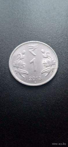 Индия 1 рупия 2013 г.