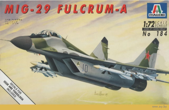 1/72 MiG-29 Fulcrum-A (Italeri Nr. 184)