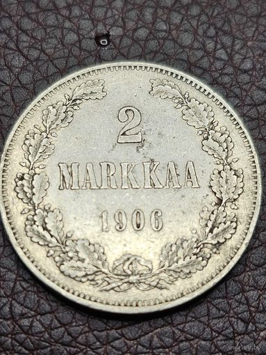 2 марки для Финляндии 1906 . Николай Второй . Отличные!Редкие