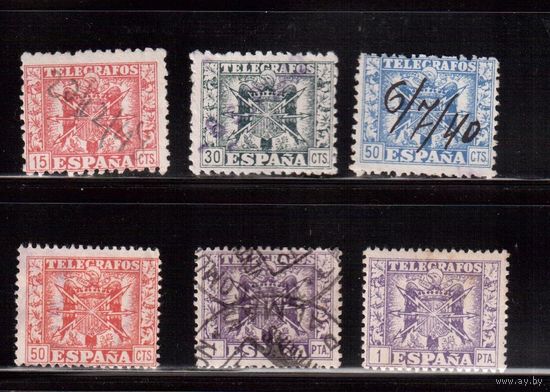 Испания-1949  гаш. , Телеграфные марки