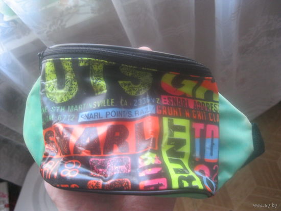 Сумка поясная винтажная