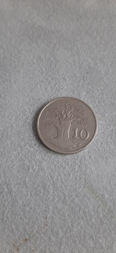 Зимбабве 10 центов 1980