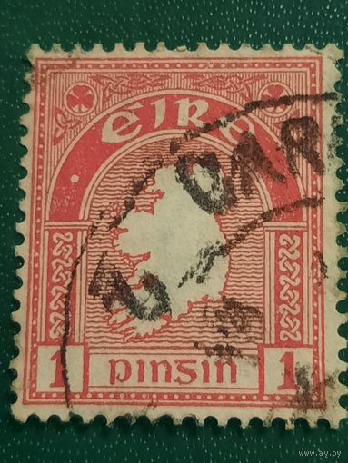 Ирландия 1922. Территория Ирландии на карте