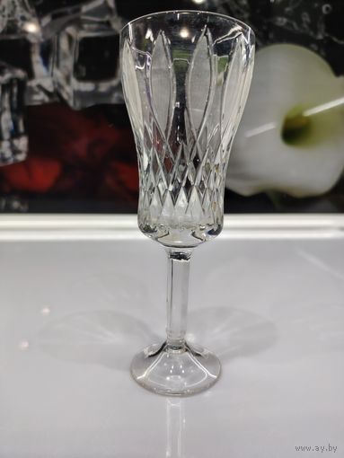 С 1 рубля. Винтажный, хрустальный фужер. СССР.