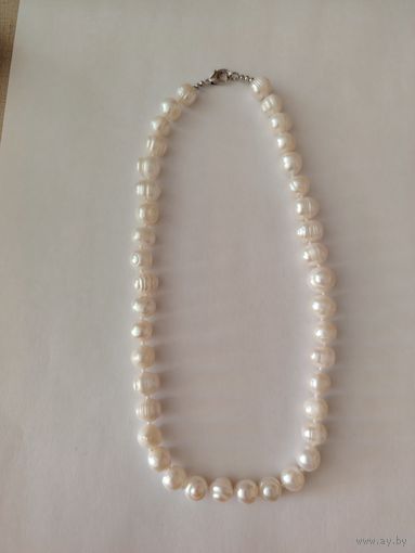 Бусы из речного жемчуга