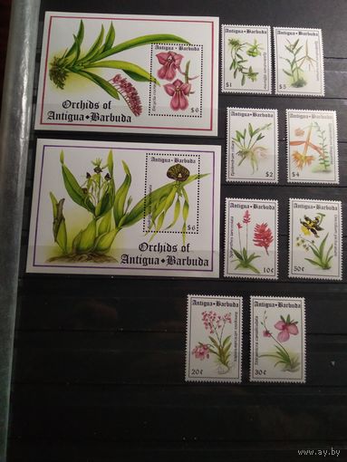 Антигуа и Барбуда. 1994 г. Цветы.