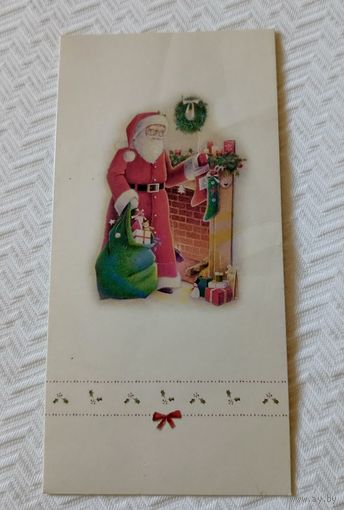 Открытка MERRY CHRISTMAS AND HAPPY NEW YEAR начало двухтысячных Великобритания
