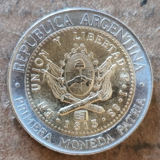 Аргентина 1 песо 2007 г., 	KM# 112