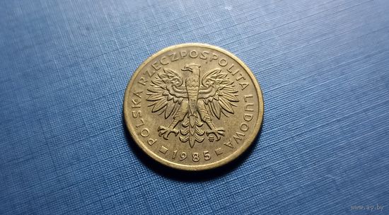 2 злотых 1985. Польша.