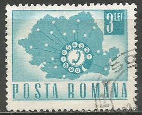Румыния. Телефонизация страны. 1967г. Mi#2653.