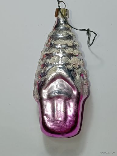 Ёлочная игрушка - Домик  , СССР .