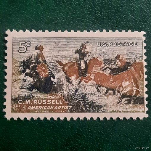 США 1964. Американская живопись. C.M. Russell