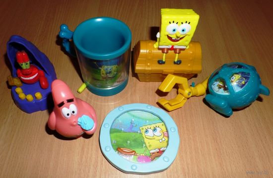 Игрушки из м/ф "Спанч Боб"