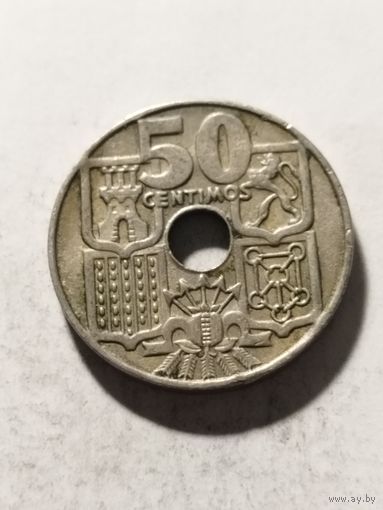 Испания 50 сентим 1949(52)