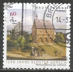 Германия. 1250 лет аббатства Лорш. 2014г. Mi#3055.