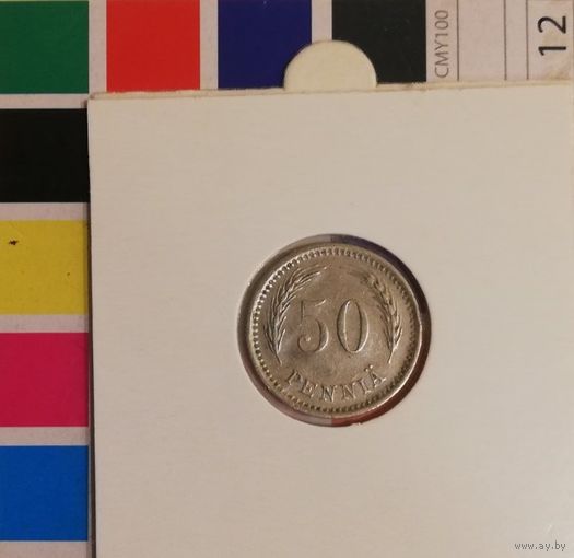 Финляндия 50 пенни  1921 в холдоре