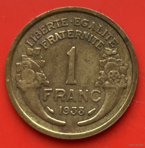 43-02 Франция 1 франк 1938 г.