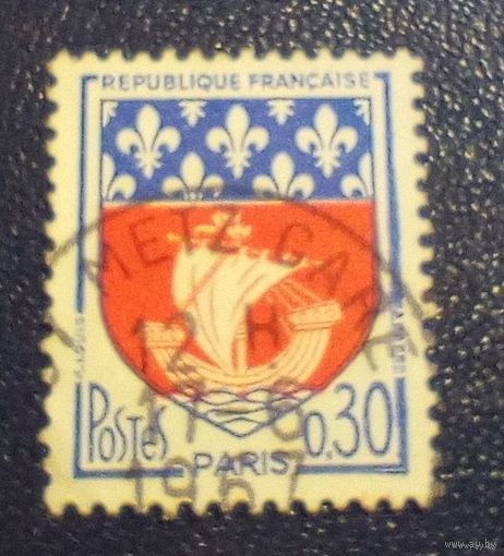Марка Франции 1967 г.в.