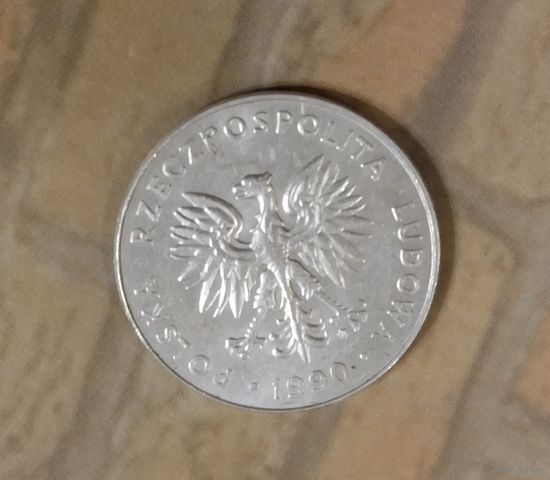 Польша. 20 злотых 1990