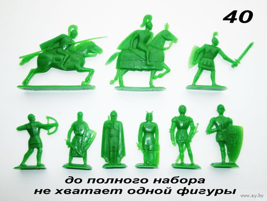 Солдатики "Ледовое побоище" СССР зелень