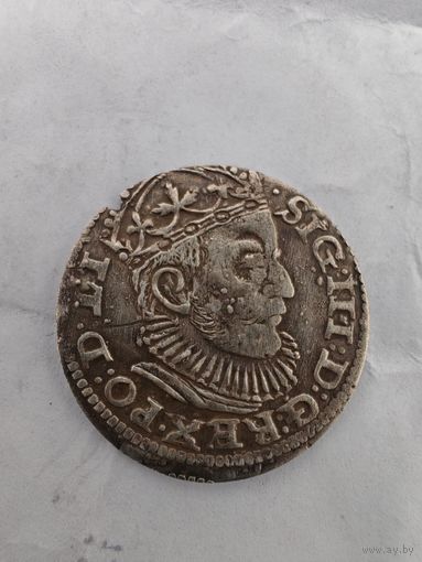 3 гроша 1589 год, Ливония